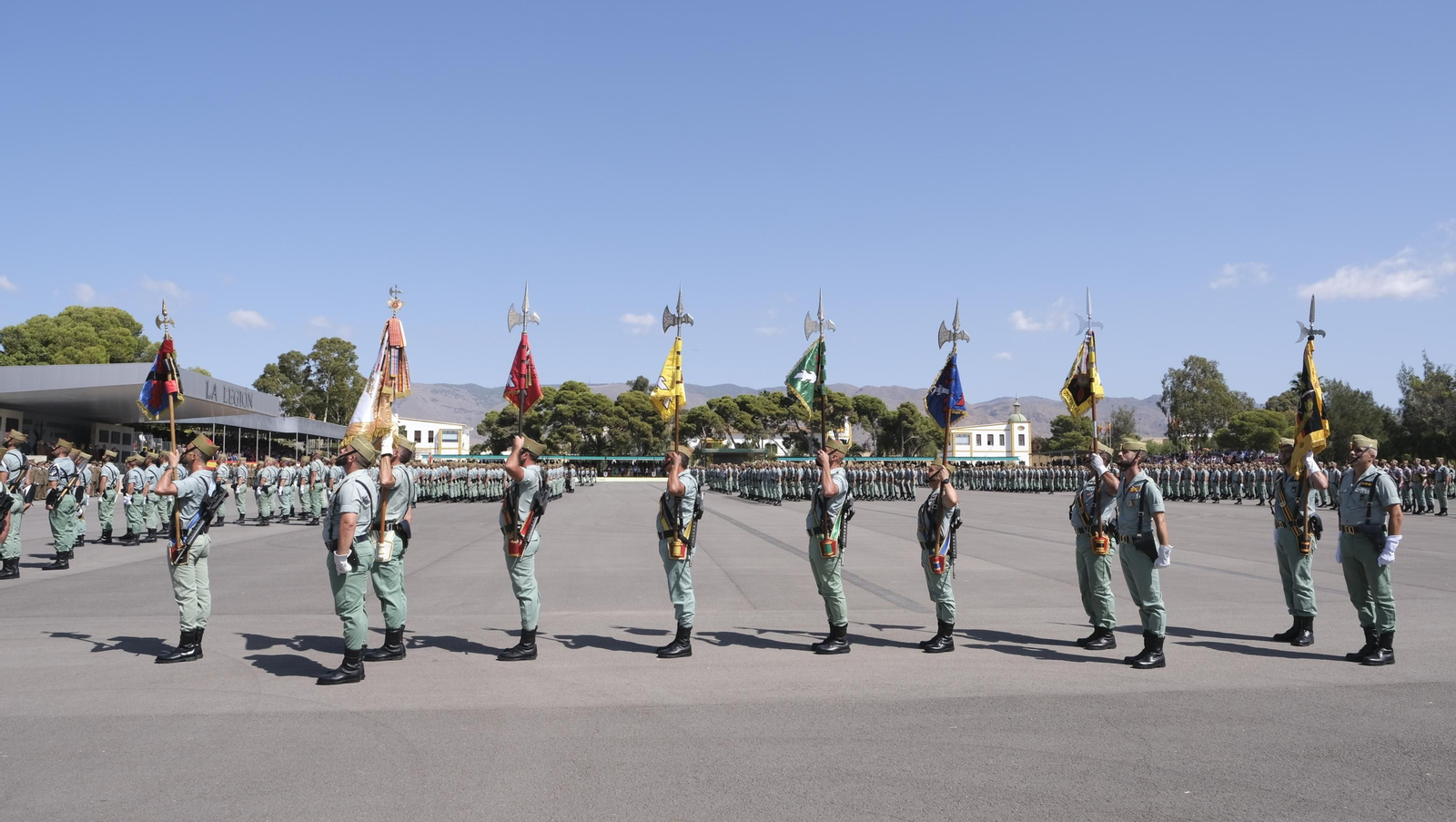 Imágenes del 102 aniversario de La Legión en Almería