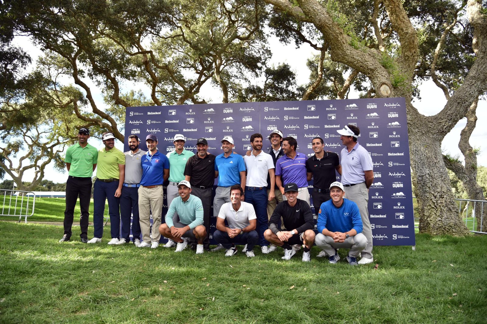 Sergio García y Älvaro Quirós, al frente de la Armada Española en San Roque