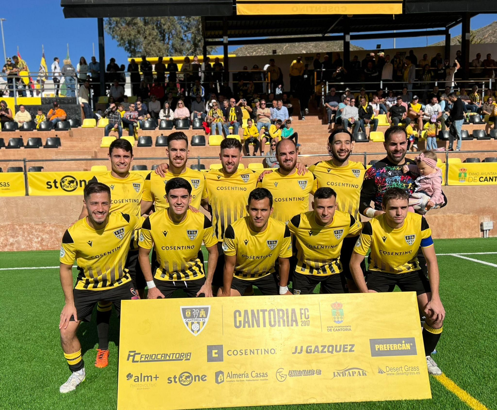 Once presentado por los del Valle del Almanzora en su encuentro del pasado domingo ante el Benagalbón.
