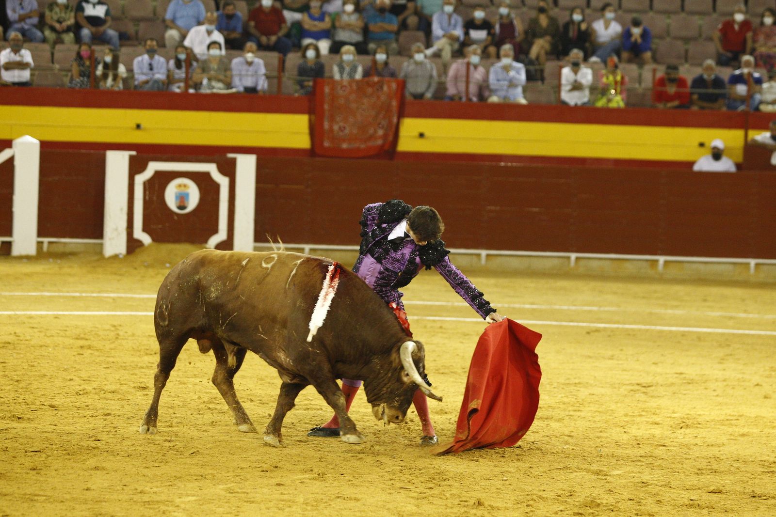 Fotogalería corrida de toros. Cayetano Rivera, Paco Ureña y Roca Rey. Roquetas de Mar.