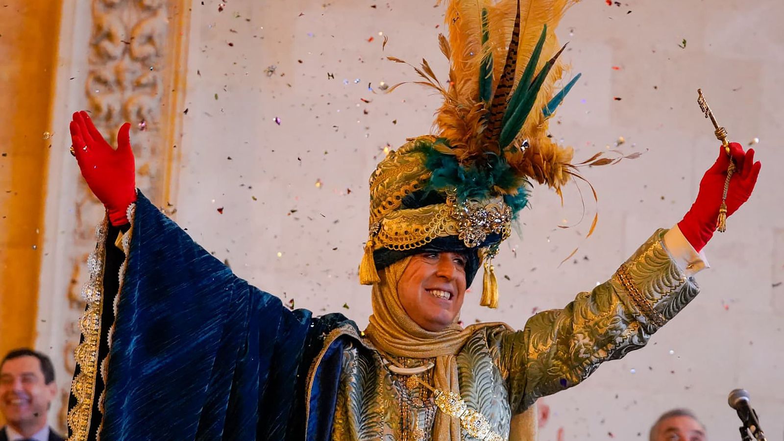 Las fotos del Heraldo Real en Sevilla