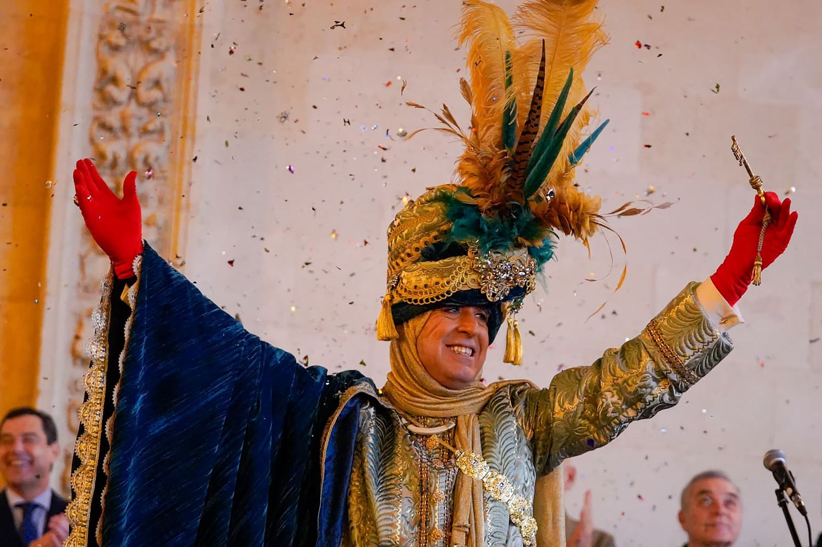 Las fotos del Heraldo Real en Sevilla