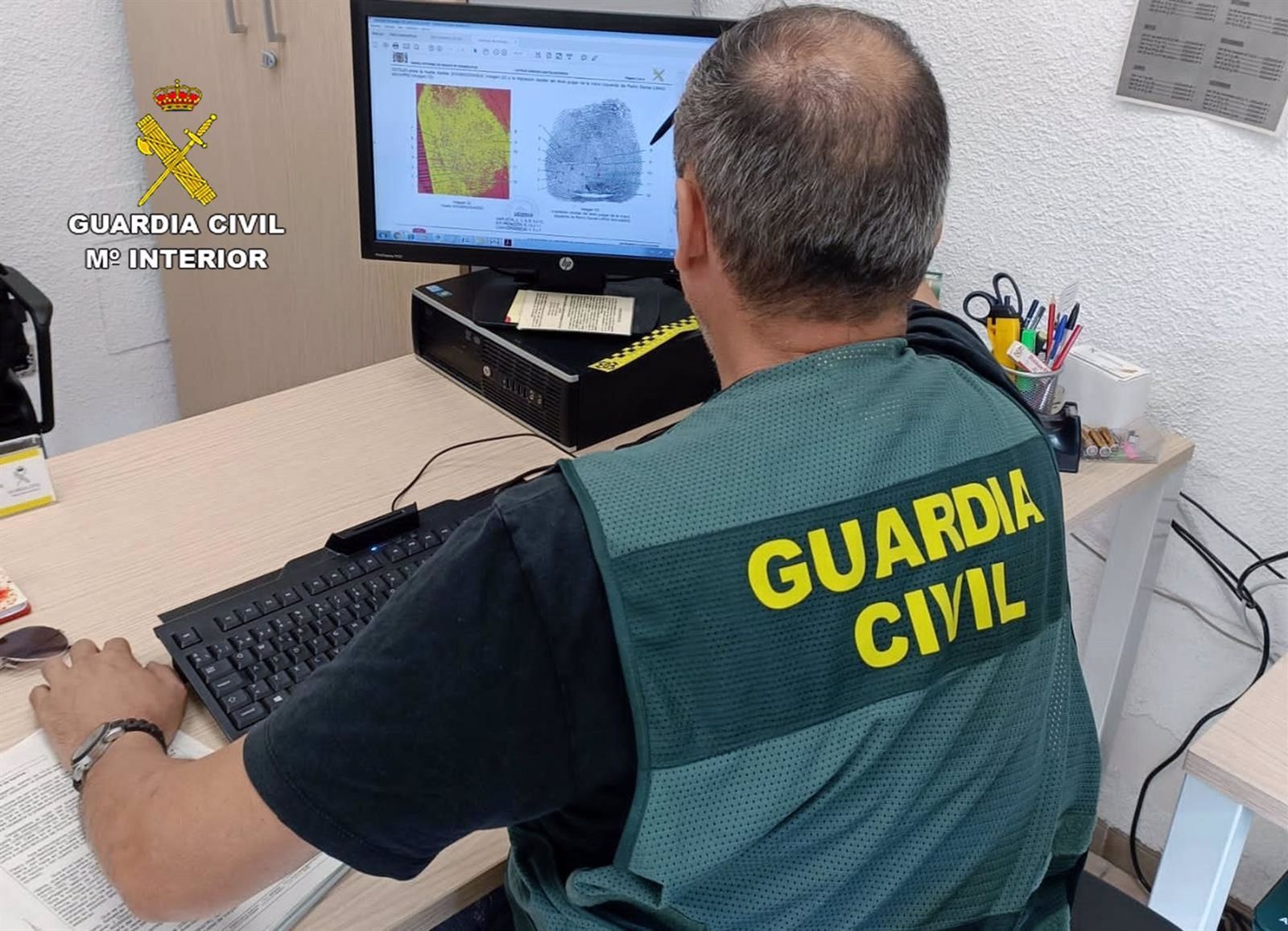 Un agente de la Guardia Civil en una imagen de archivo.