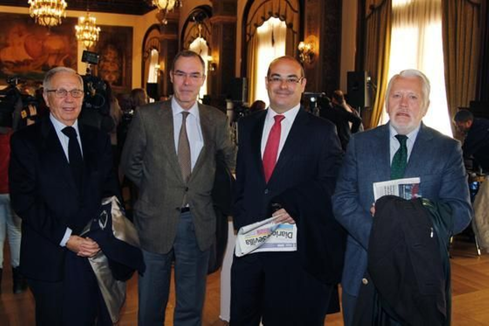 José Luis Ballester, Manuel Clavero Tornero, Joaquín Cuesta y Francisco Ballester.

Foto: Juan Carlos Vazquez y Victoria Garcia