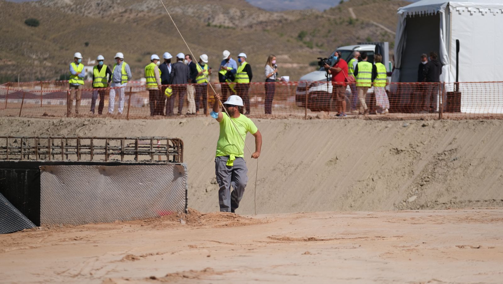 Fotogalería visita Consejera de Fomento a las obras de la Autovía del Almanzora