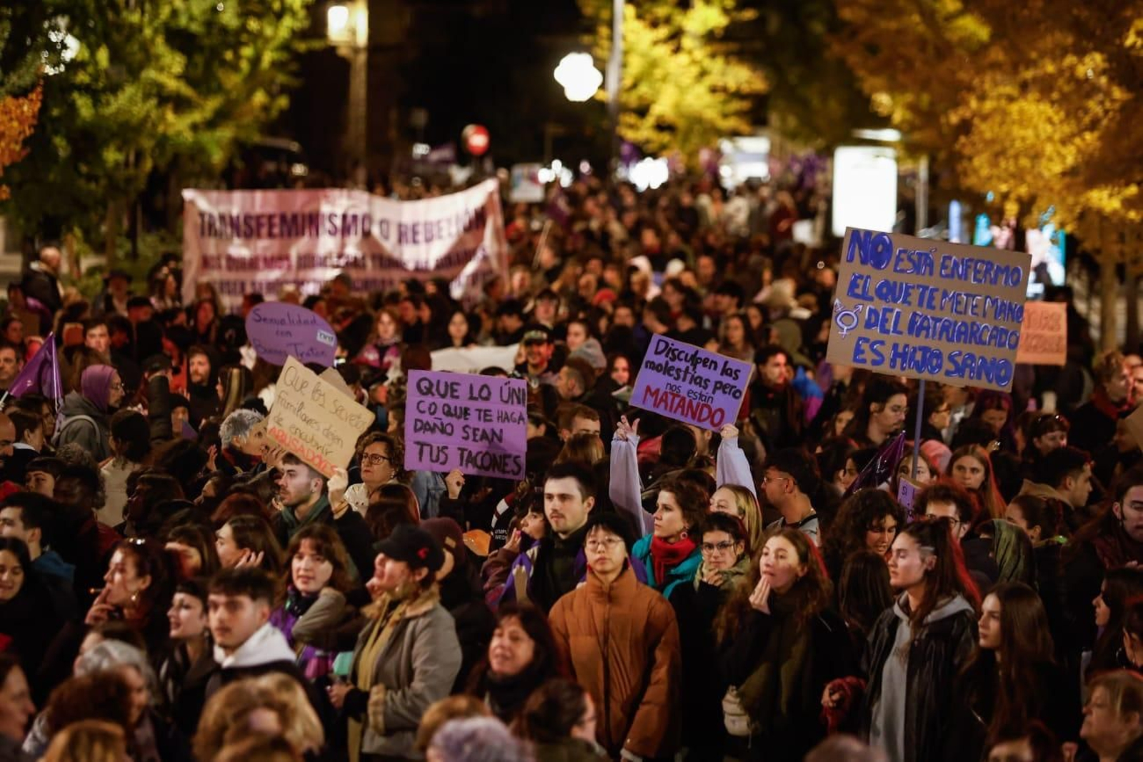 Miles de personas celebran el 25N y muestran en Granada su rechazo a la violencia contra la mujer
