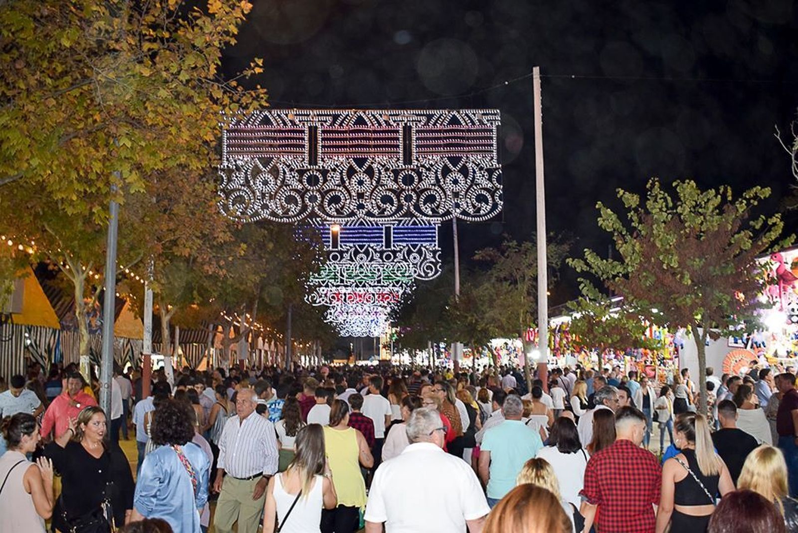 Una imagen de la Feria de Los Palacios, una de las mayores de la provincia.