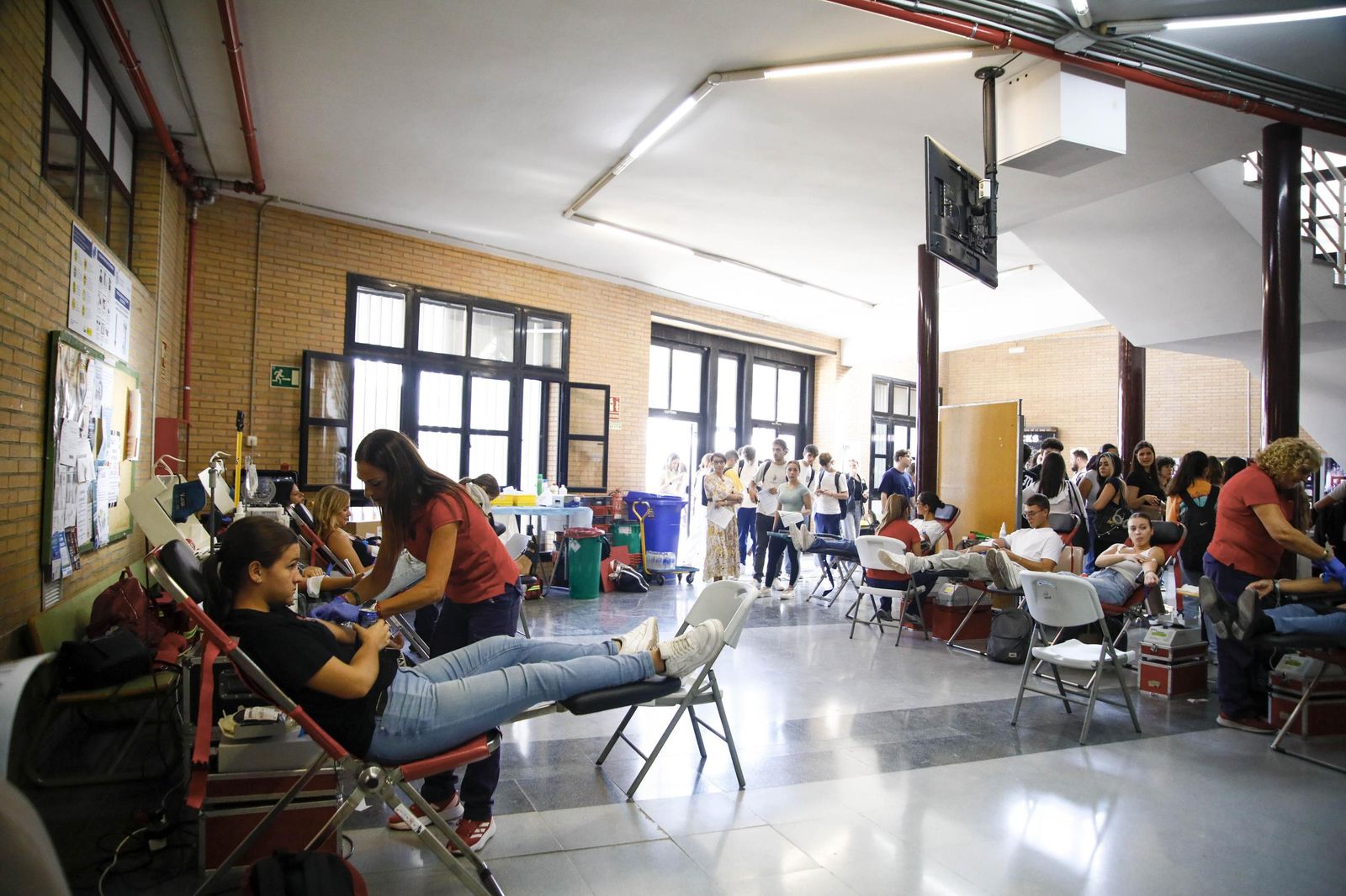 La colecta de sangre y plasma en la Universidad de Almería, en imágenes