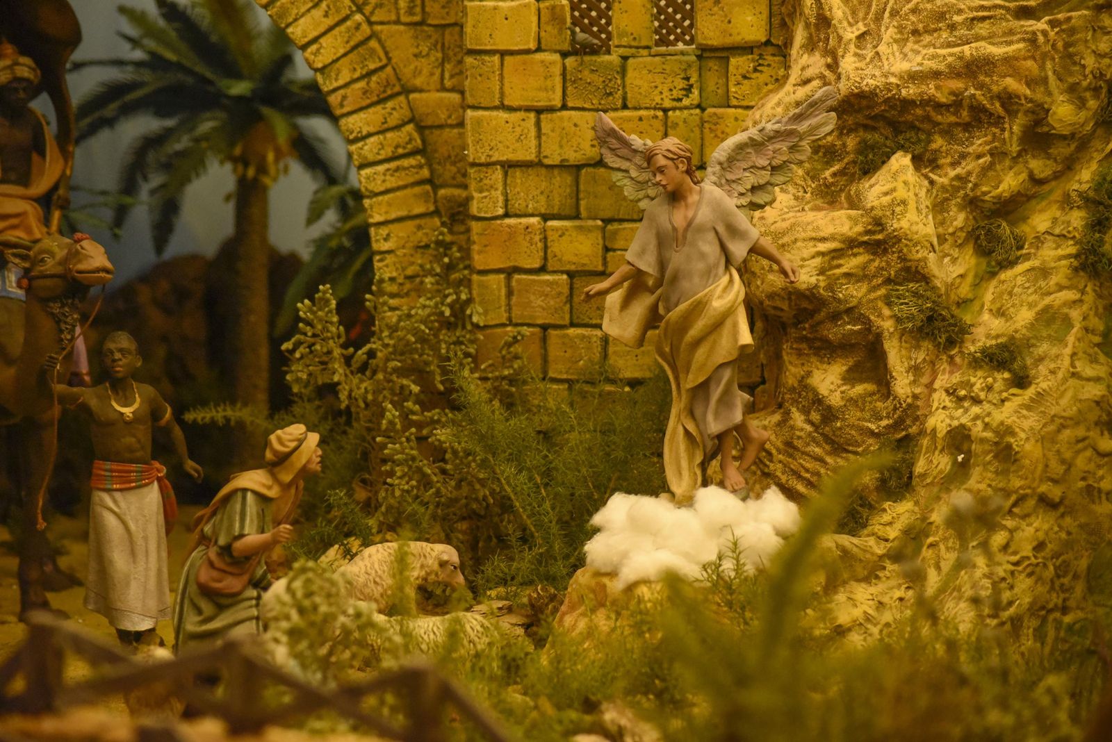 Fotos del belén del Museo Cruz Herrera en La Línea