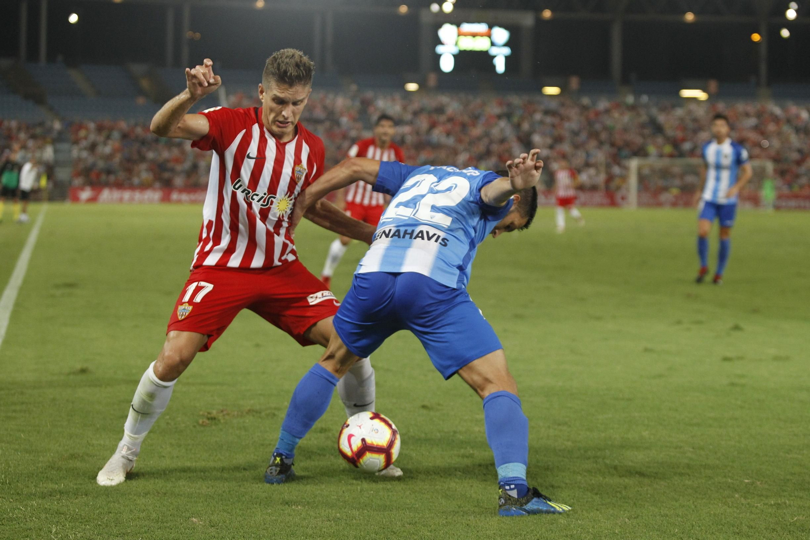 Las imágenes del Almería-Málaga