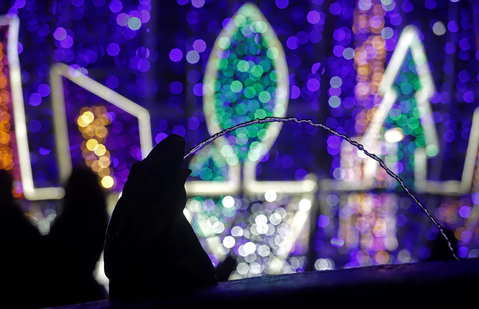 Fotos del encendido del alumbrado navideño en Algeciras