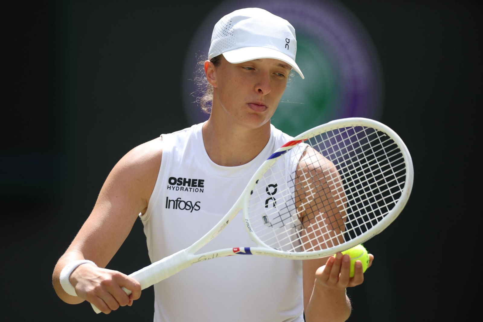Las fotos de Wimbledon con las clasificaciones de Djokovic y Sinner