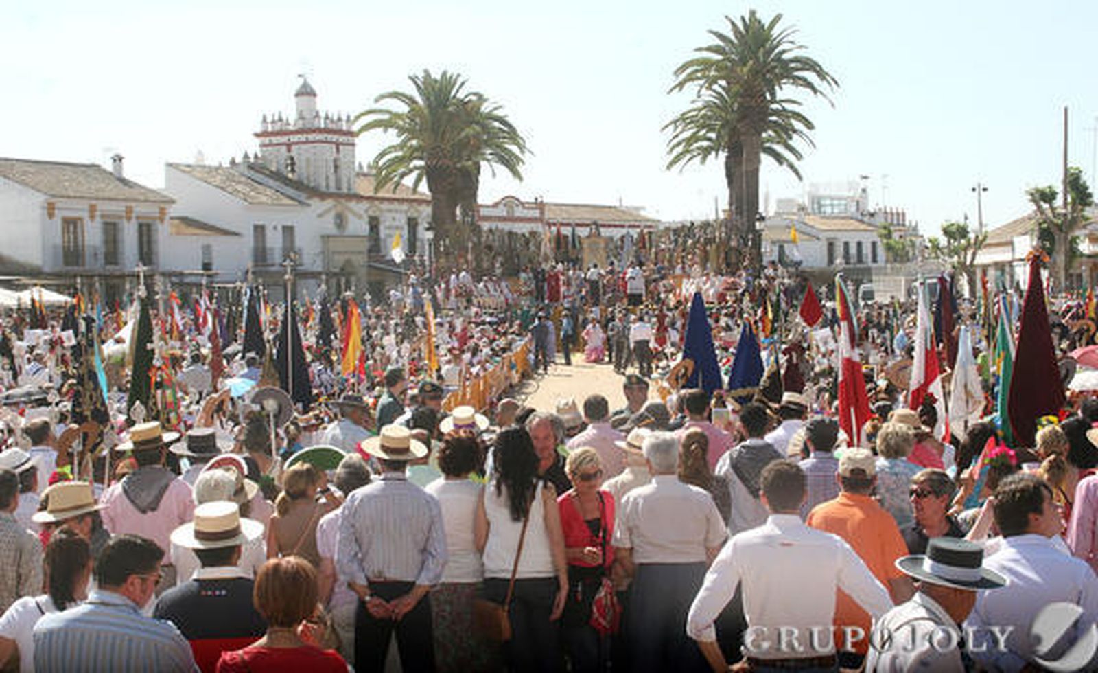 Las imágenes de la misa de romeros