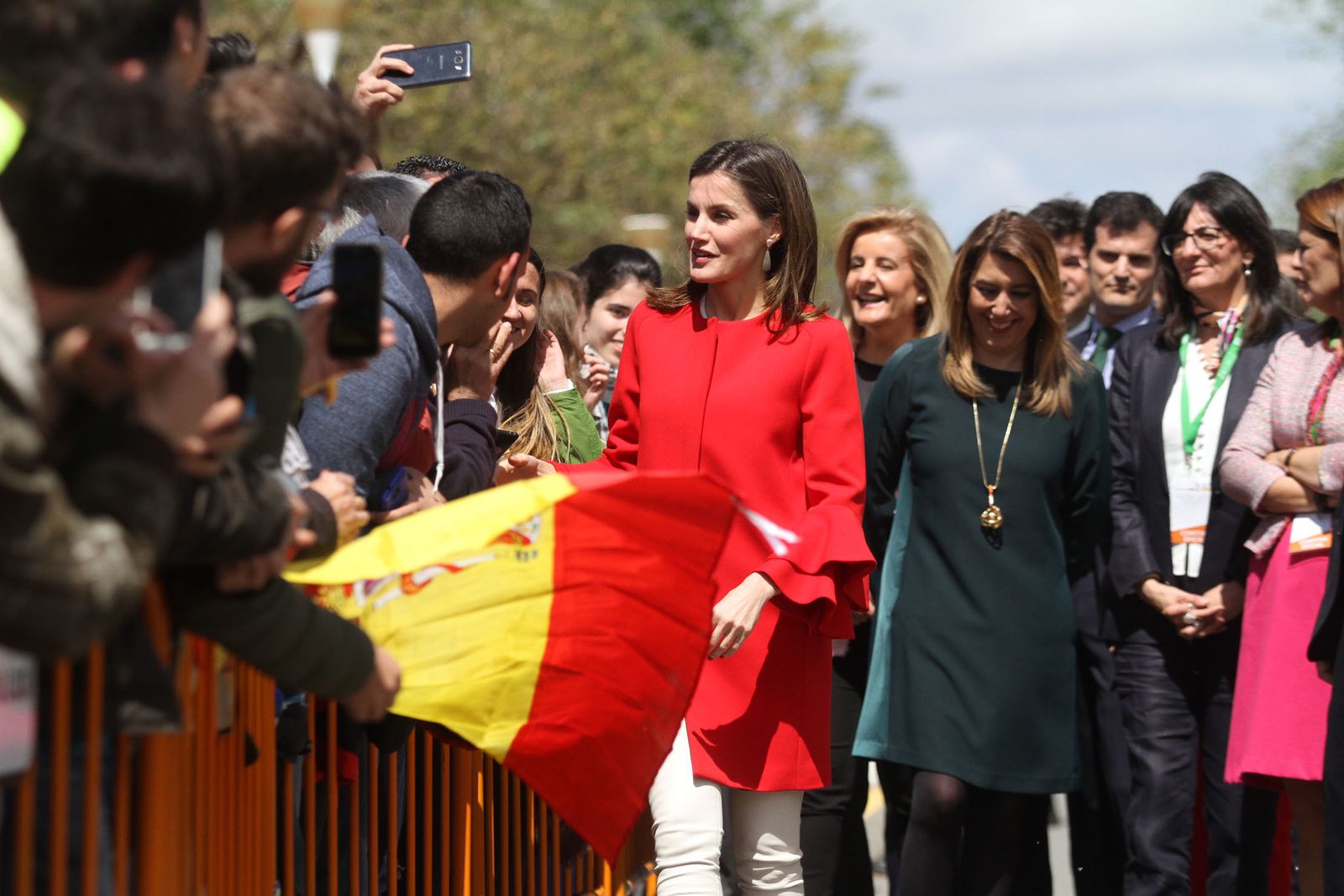 Imágenes de la visita de la reina Letizia a Huelva