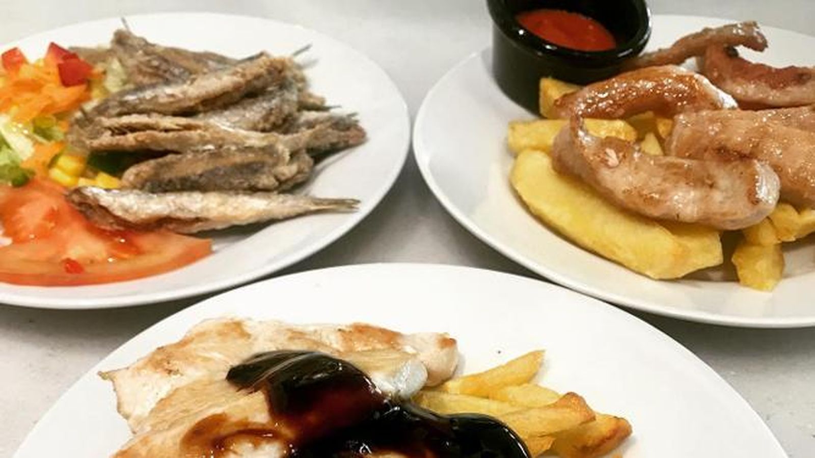 Algunos de los platos del restaurante Postigo 10