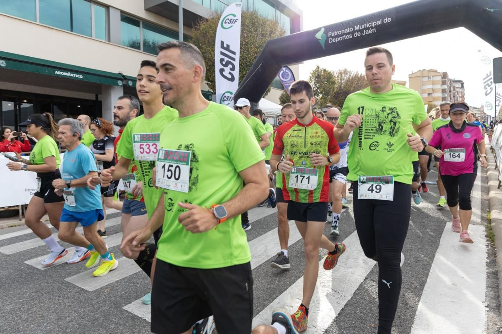 Jaén corre por la NO violencia y la igualdad en la XI carrera organizada por CSIF, en imágenes