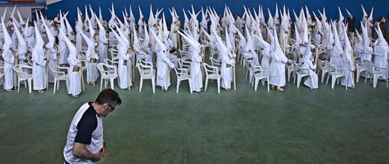 Salida procesional de Jesús Despojado. 

Foto: Julio Gonzalez