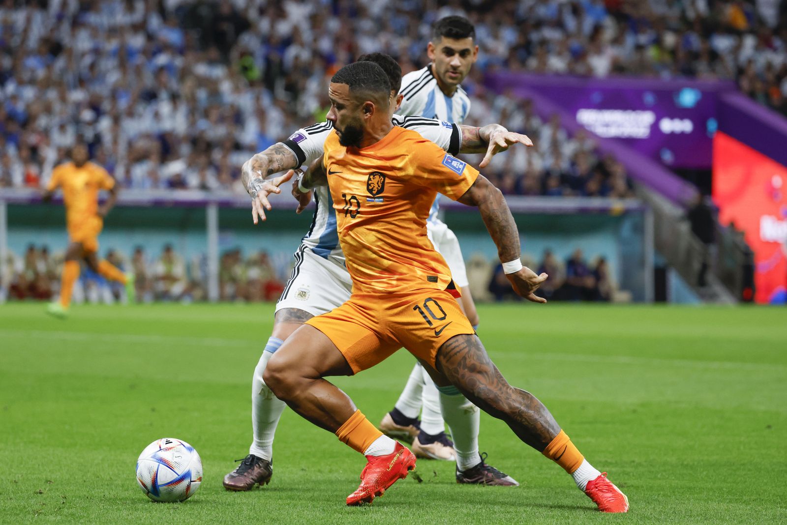 Las imágenes del Países Bajos - Argentina en los cuartos de final del Mundial de Qatar