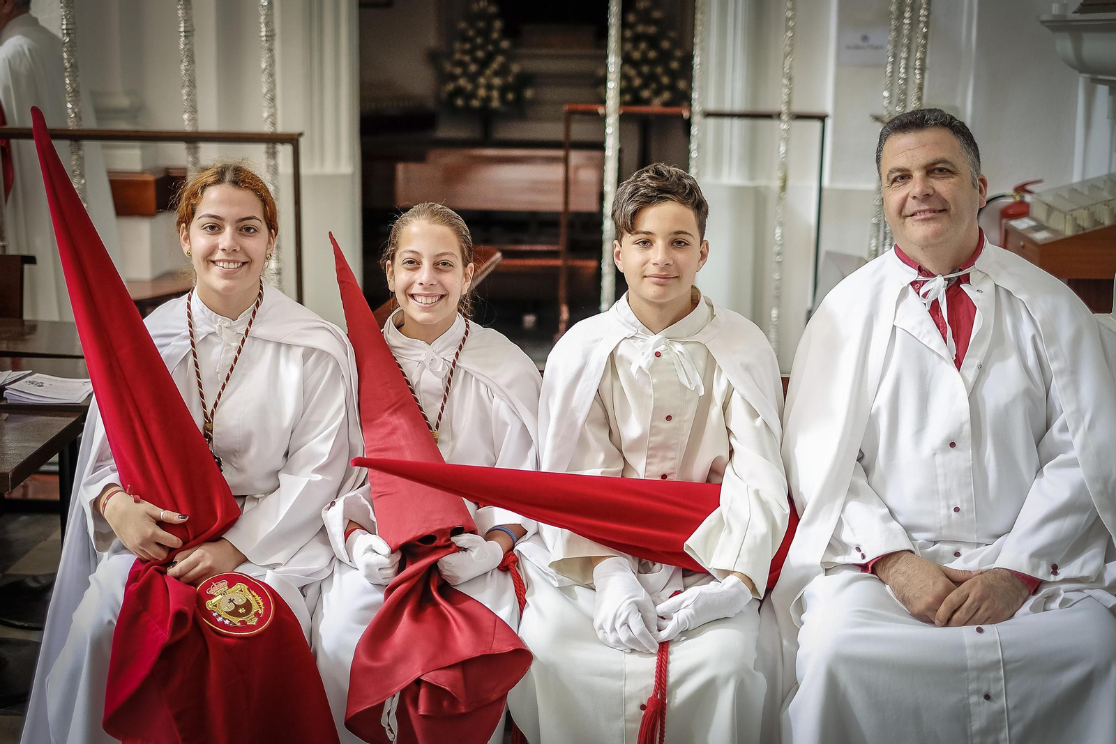 Salida de la hermandad de La Borriquita.
