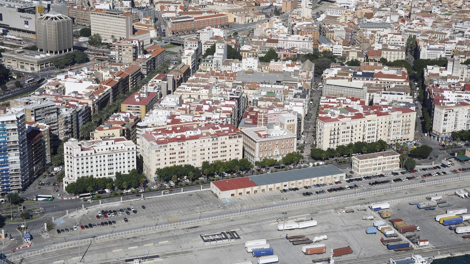 Vista aérea de los suelos de Muelle Heredia.