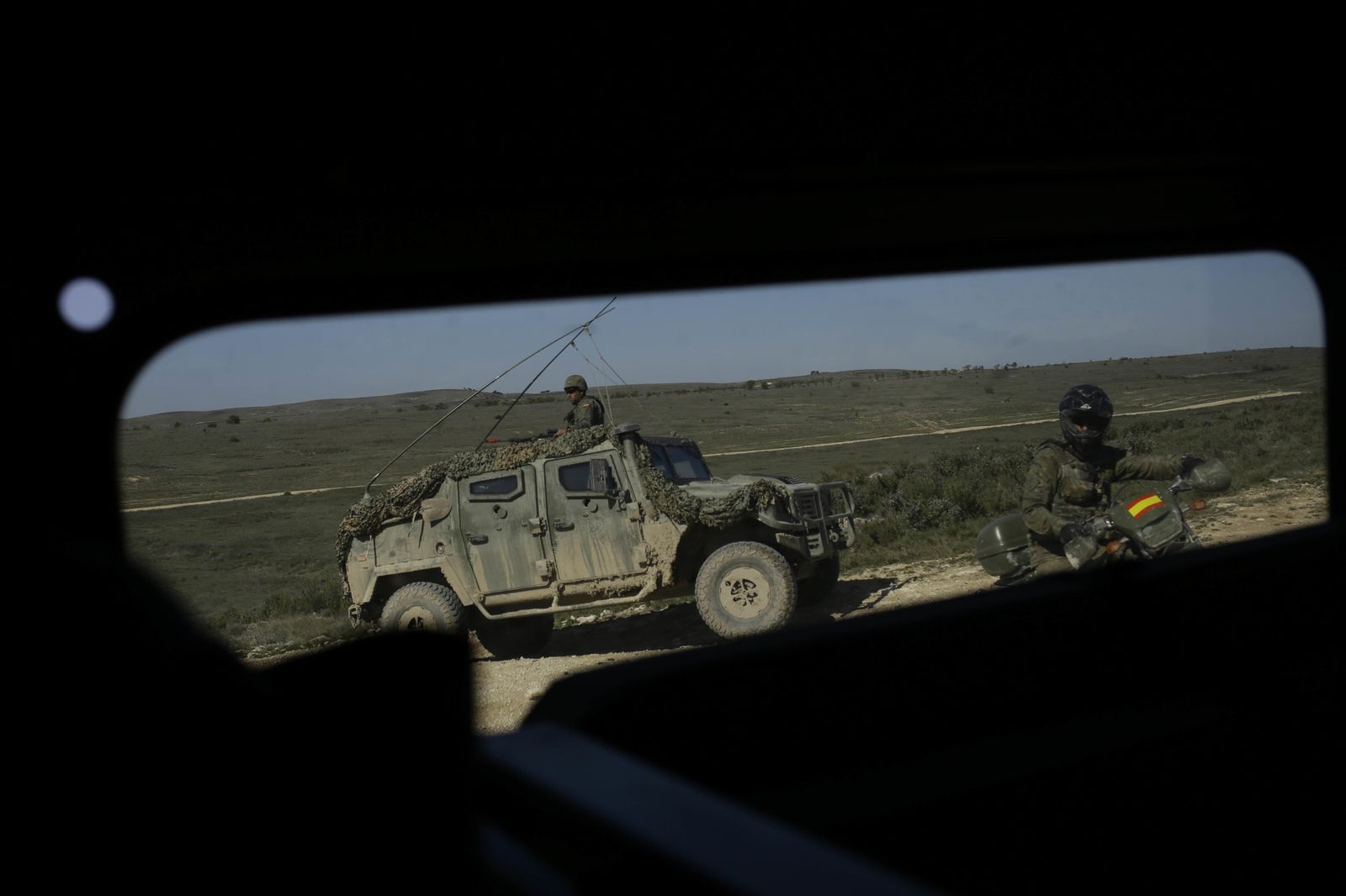 De maniobras con la Legión