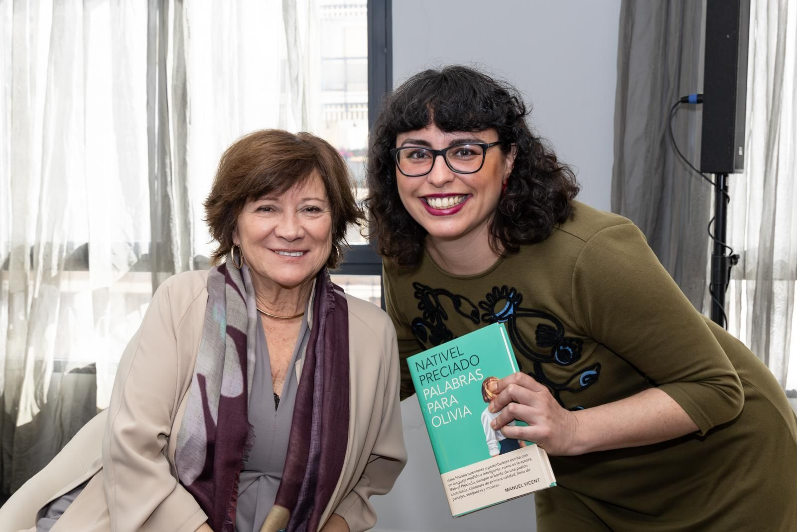 Presentación de Nativel Preciado de su reciente novela 'Palabras para Olivia'