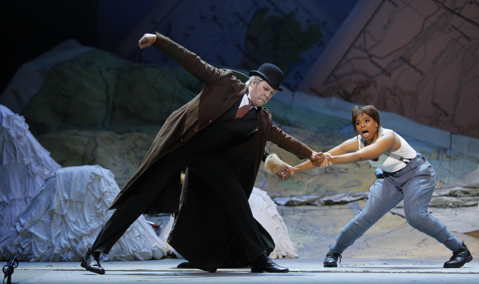 El ensayo general de la ópera 'La hija del regimiento'