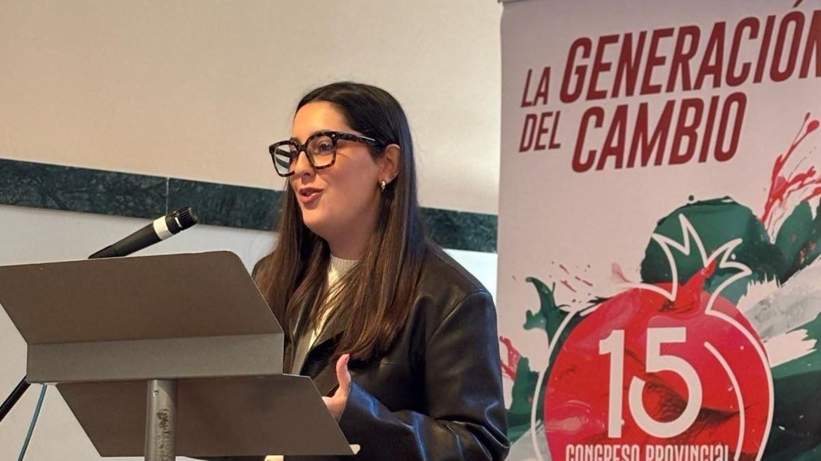 La secretaria de Universidades Públicas y Asociacionismo Universitario de JSA Granada, Martina Jiménez