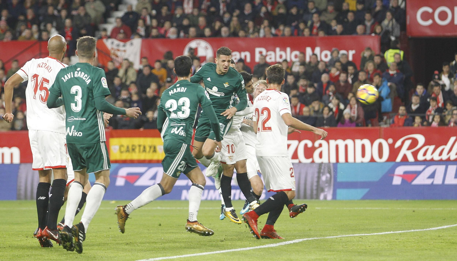 Feddal remata en el segundo tanto bético.