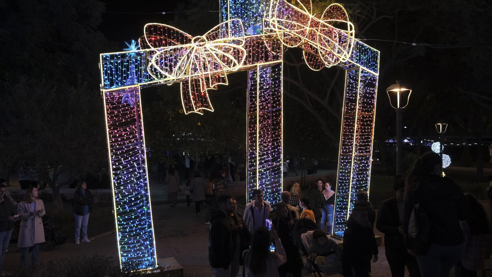 'Almería, la Ciudad de la Luz', espectáculo de luces, en imágenes