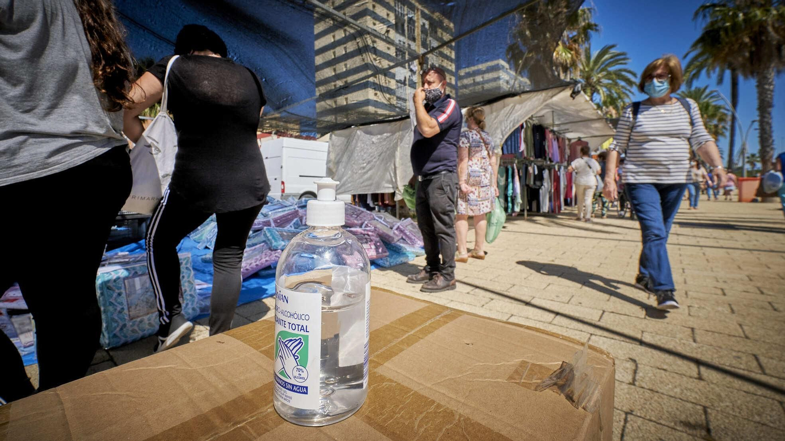 Primer día de 'Piojito' en Cádiz desde que empezó la pandemia.