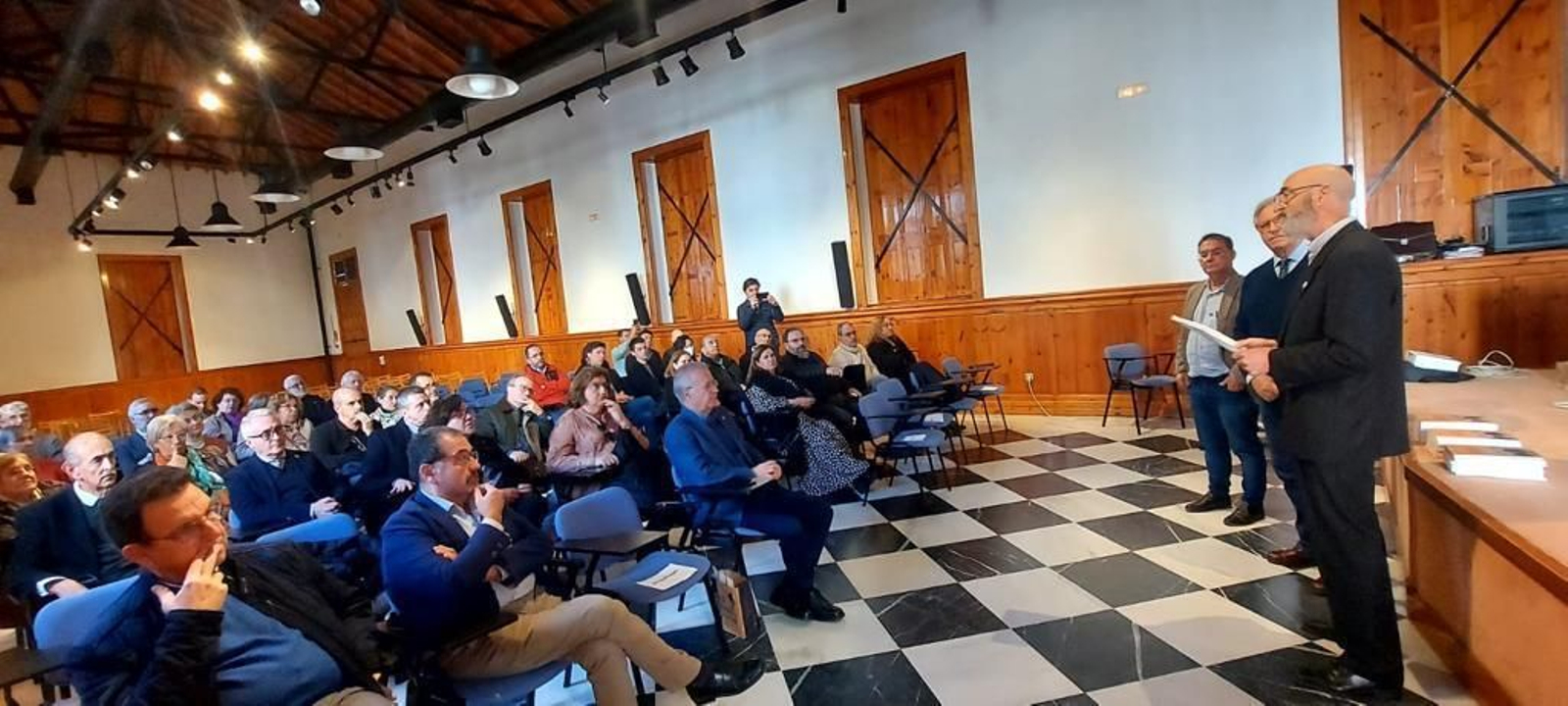 Un momento del acto del CEHJ celebrado en el Museo.