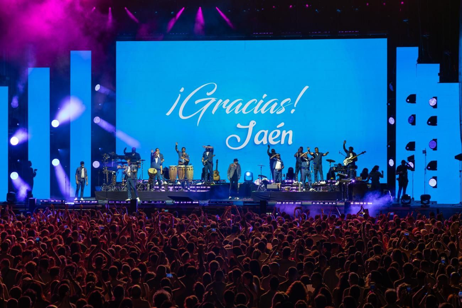 El primer concierto en Jaén de  Juan Luis Guerra, en el Vive Jaén Music Fest