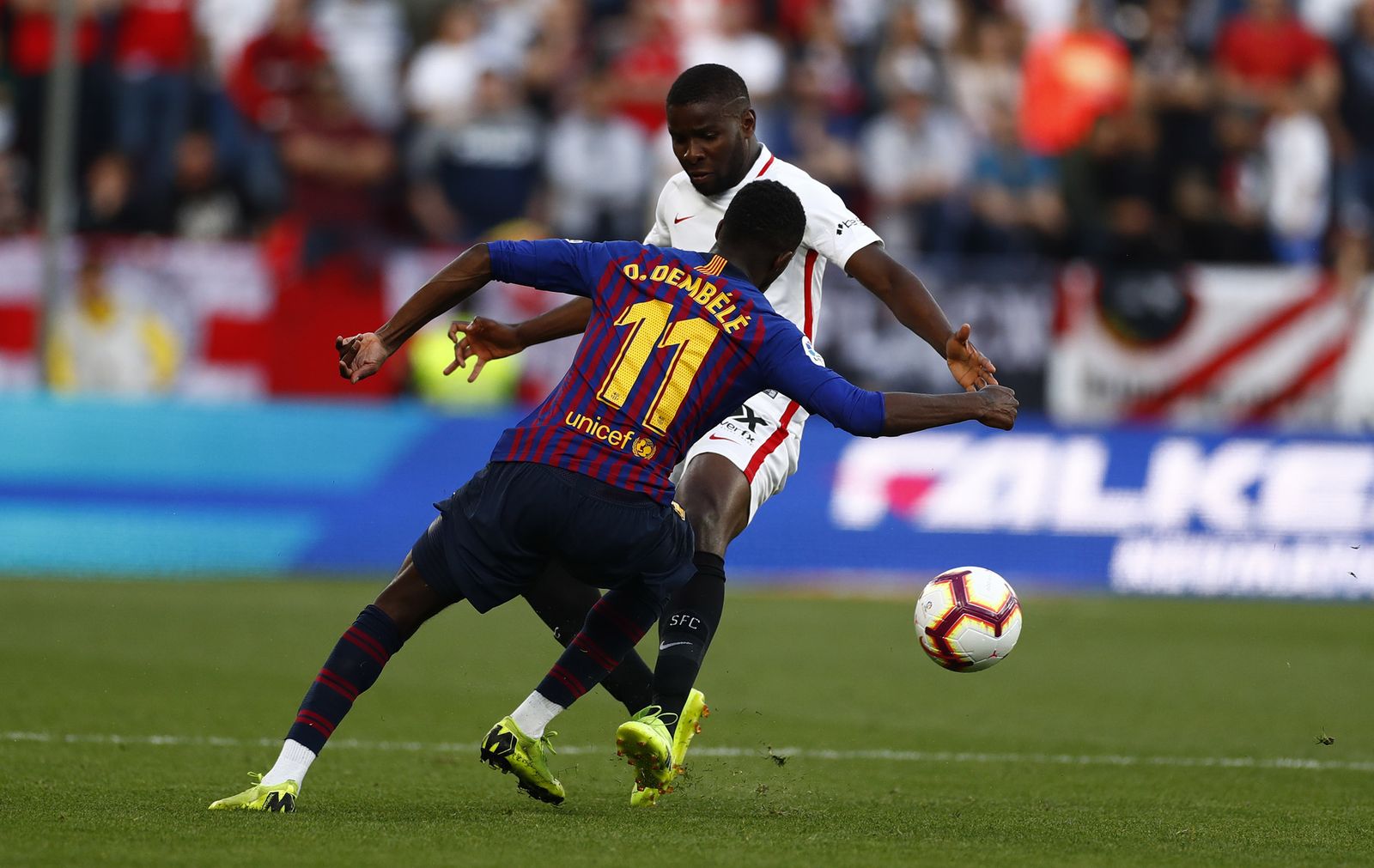 El Sevilla-Barcelona, en imágenees