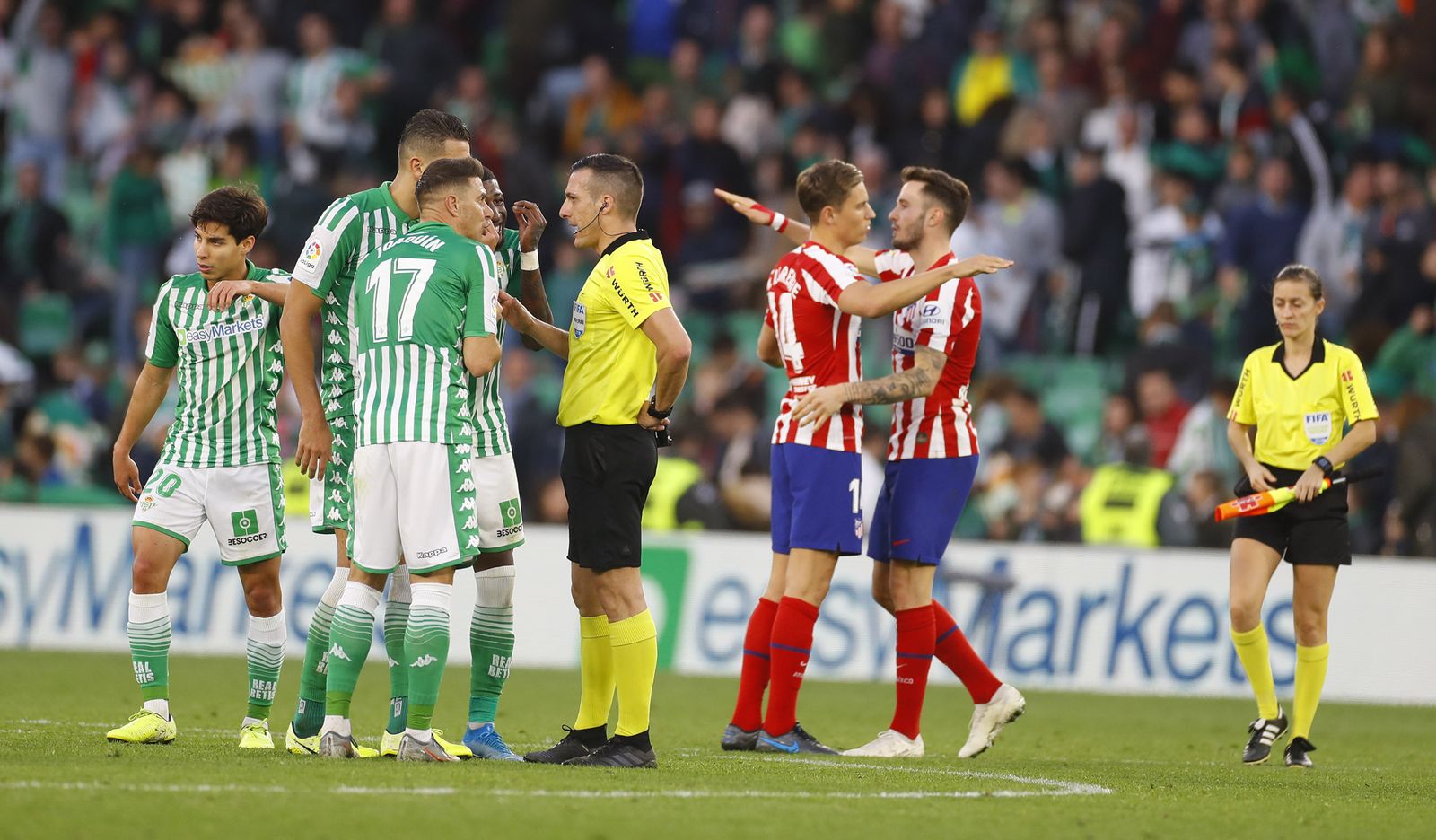 Las imágenes del Betis-atlético de Madrid