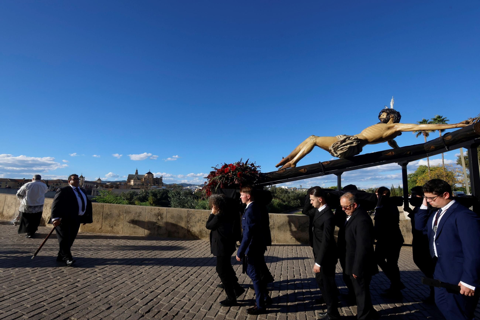 Santísimo Cristo de la Caridad de Pozoblanco, en el Magno Vía Crucis de Córdoba