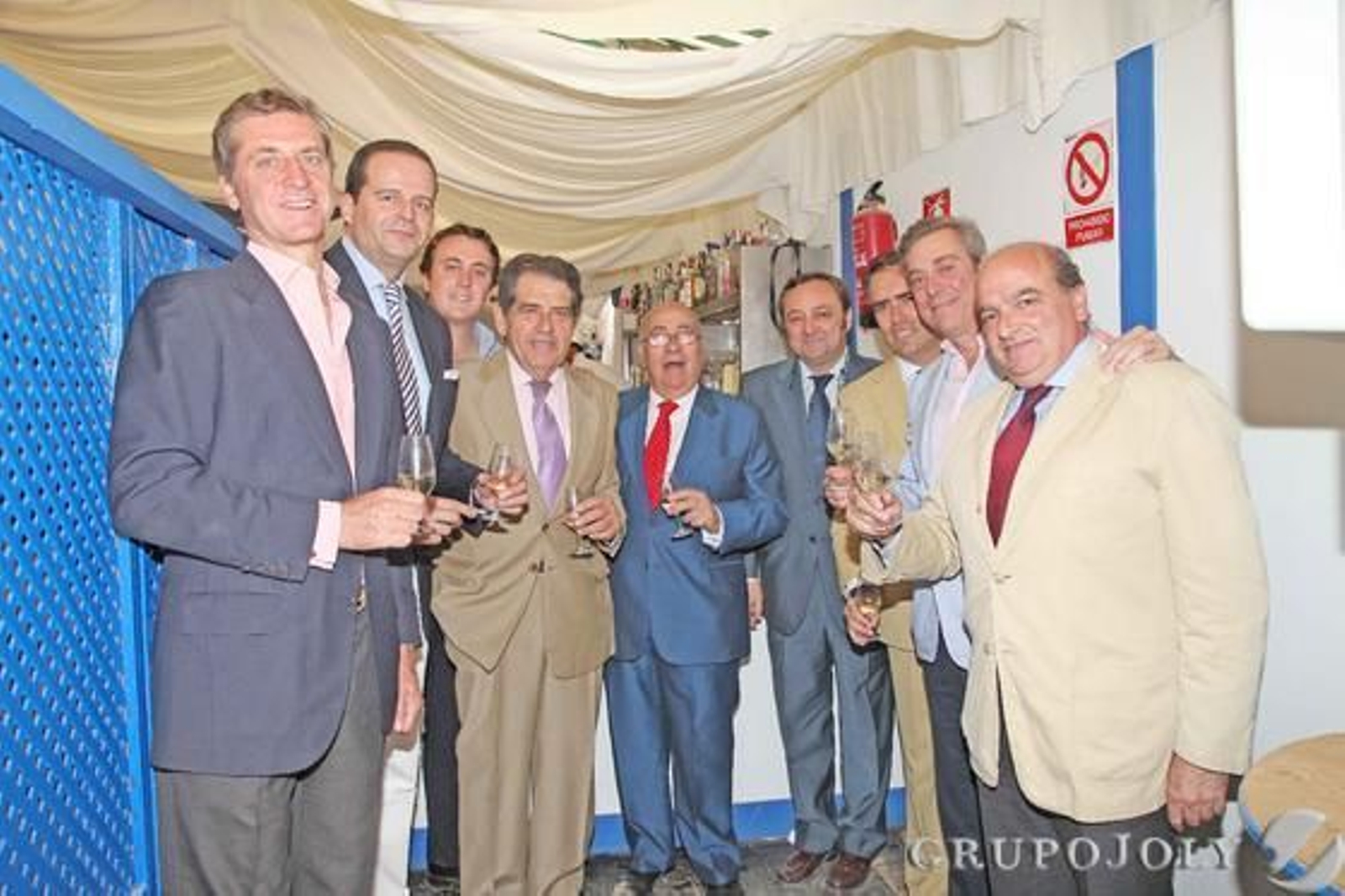 Francisco Martel, Michi Primo de Rivera, Luis Ruiz, Jerónimo Roldán, Faustino Rodríguez, Florencio Baltasar, Alfonso Maldonado y Luis Miguel Martín-Rubio.

Foto: Vanesa Lobo