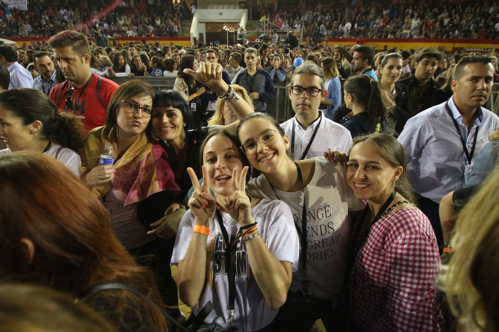 Las imágenes del concierto de Bisbal en la plaza de Toros de Roquetas de Mar