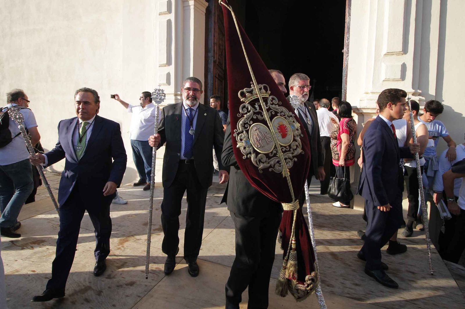 Imágenes del Señor de Pasión en la procesión del centenario de la hermandad