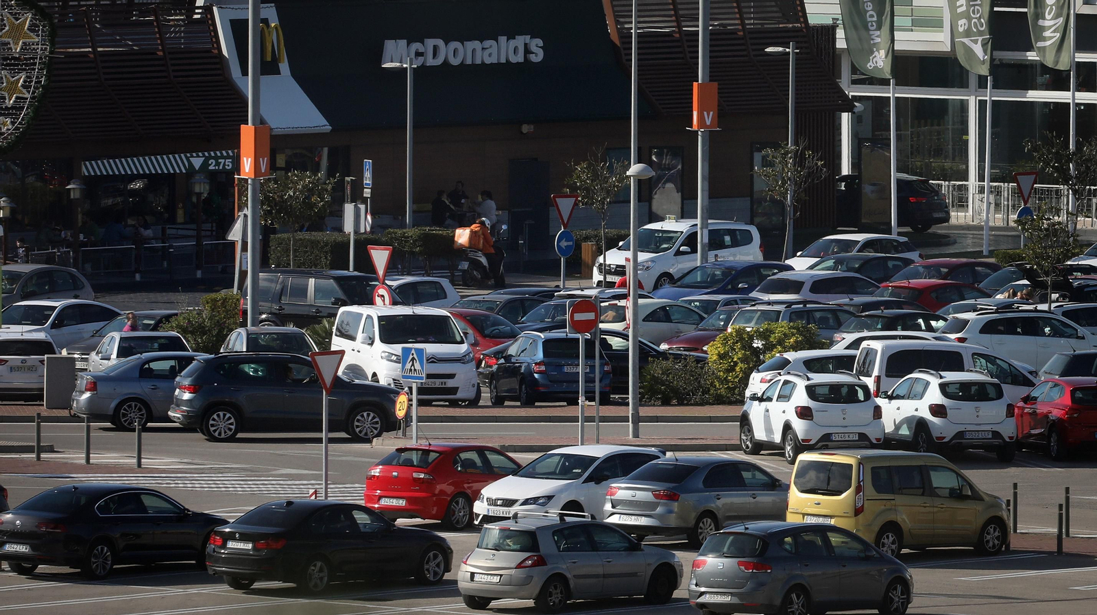 Lleno en los centros comerciales de Jerez