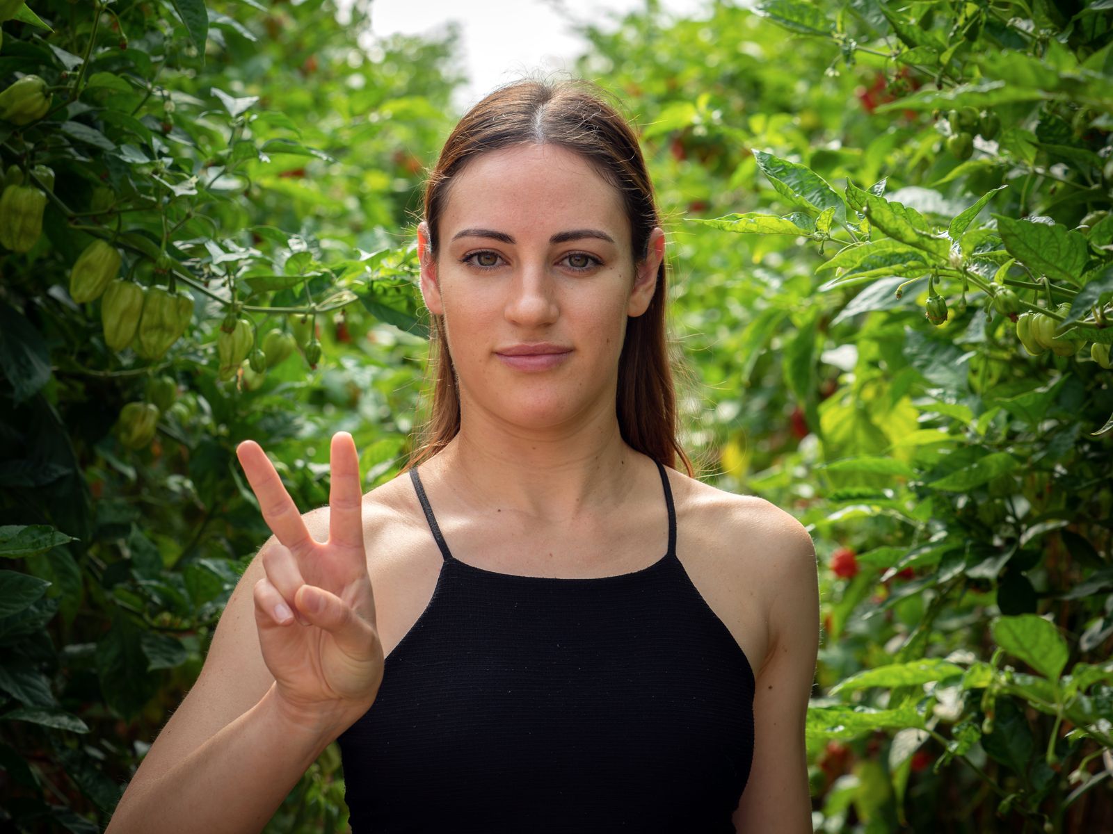 Tahiri Maldonado, agricultora de 26 años