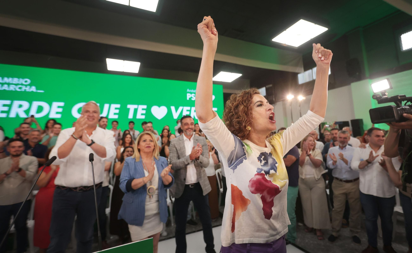 María Jesús Montero presenta en Jerez su candidatura a la Junta de Andalucía