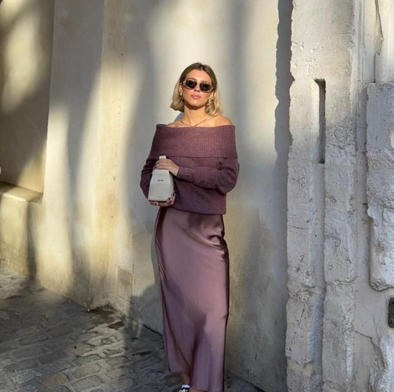 El conjunto de punto más estiloso es de Lefties, son 3 piezas brillantes y a buen precio