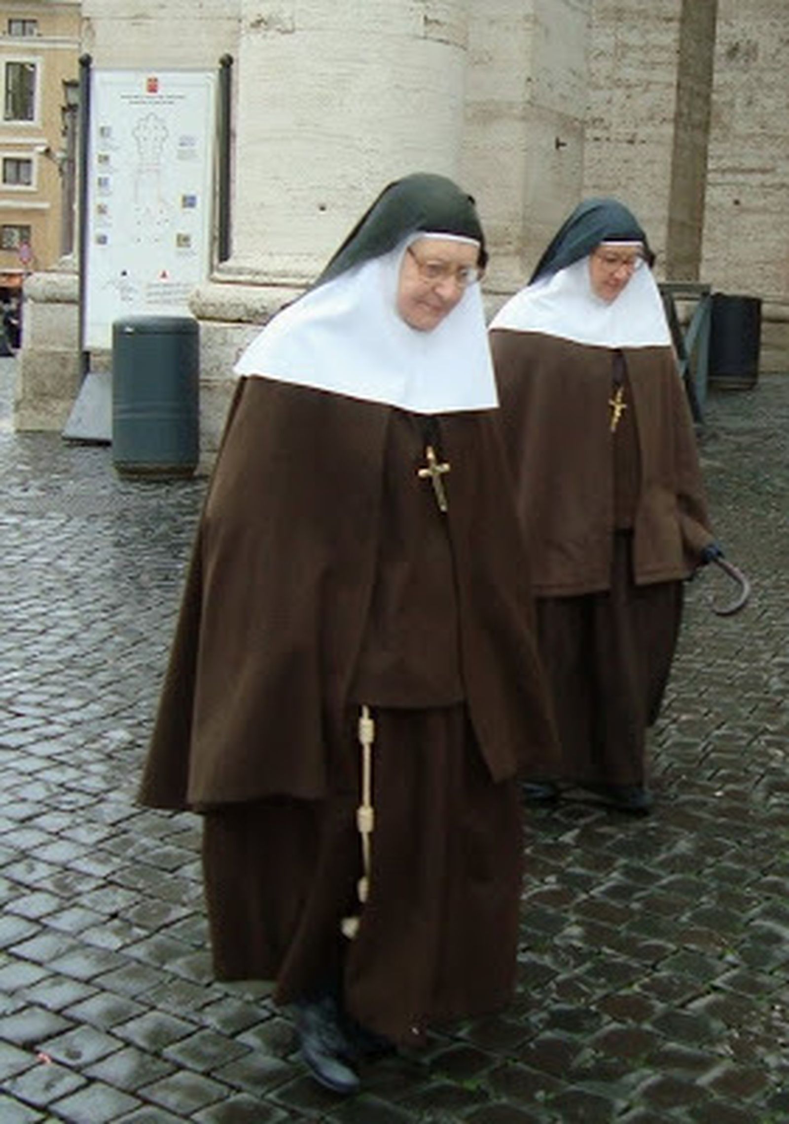 Hermanas de la Cruz en una imagen de archivo facilitada por el Obispado.