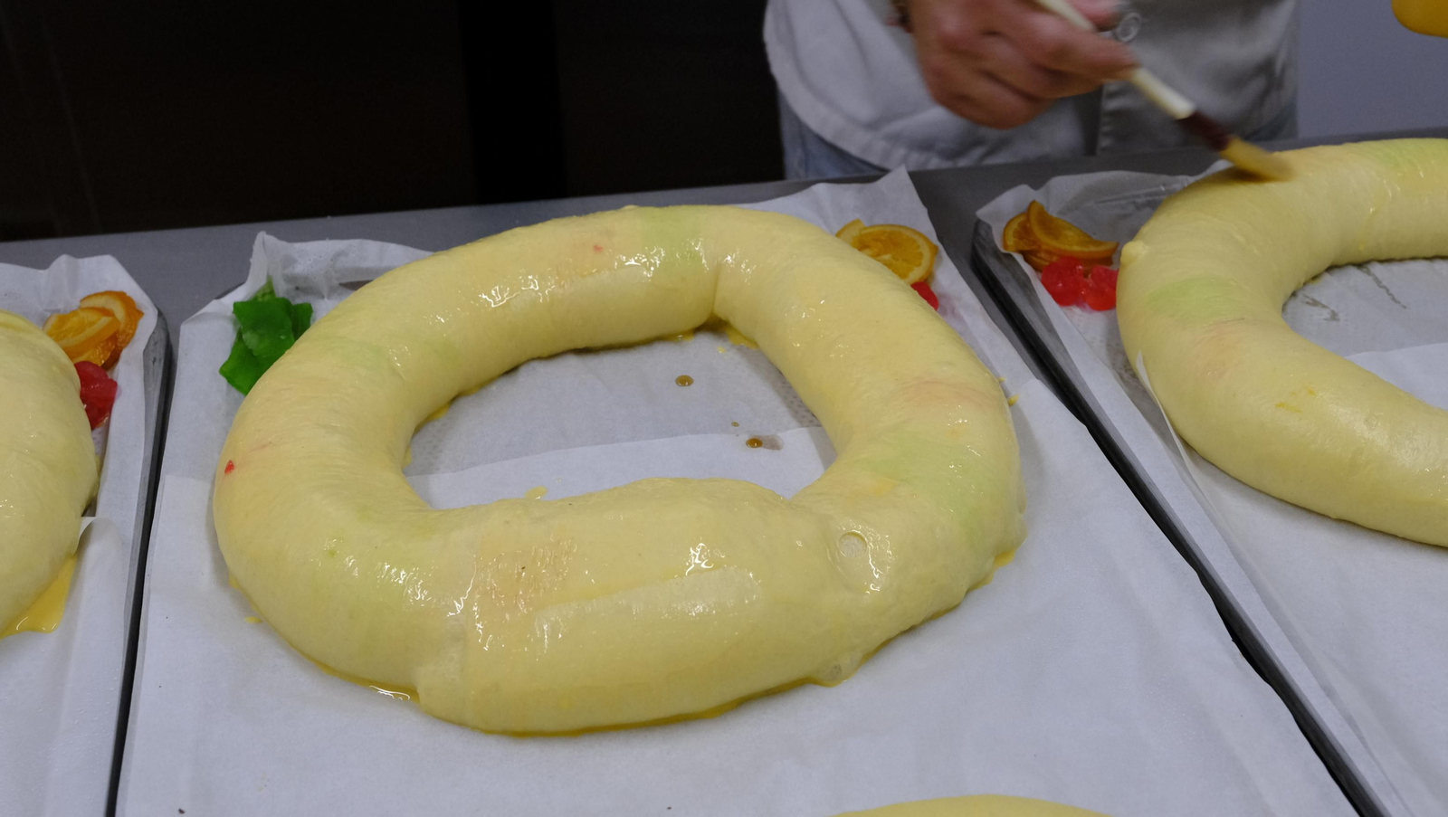 Fotogalería del roscón de reyes en Pastelería Yemadi, en Almería