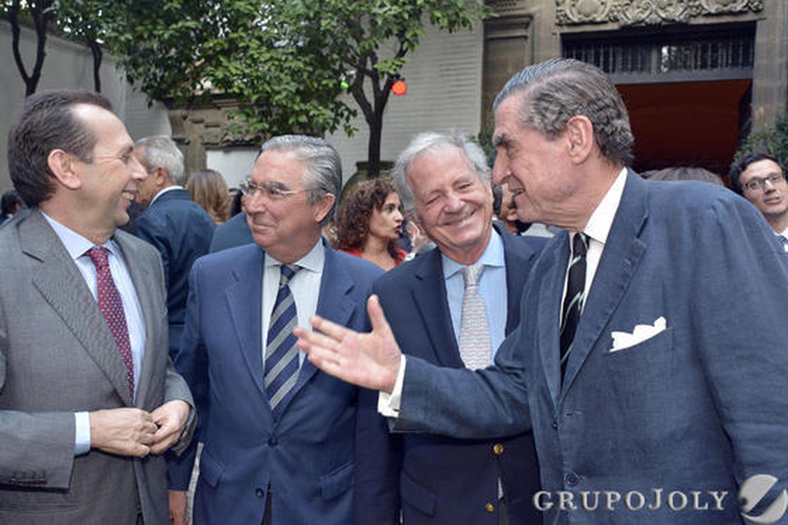José Antonio Carrizosa, los empresarios Enrique Moreno de la Cova yJosé Gandía y Fernando de Parias.

Foto: Belen Vargas-Juan Carlos Vazquez-Manuel Gomez