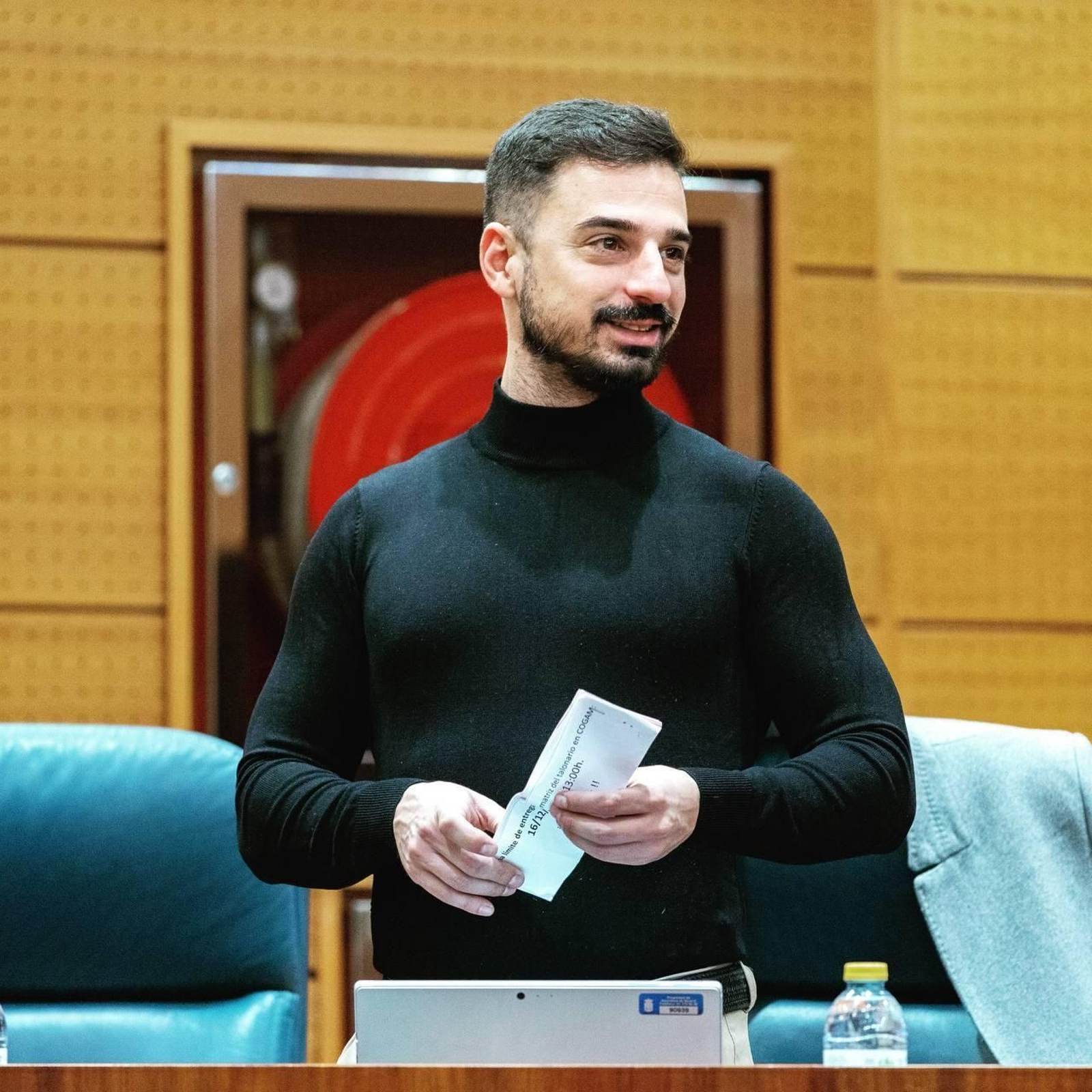 Santiago Rivero en la Asamblea de Madrid