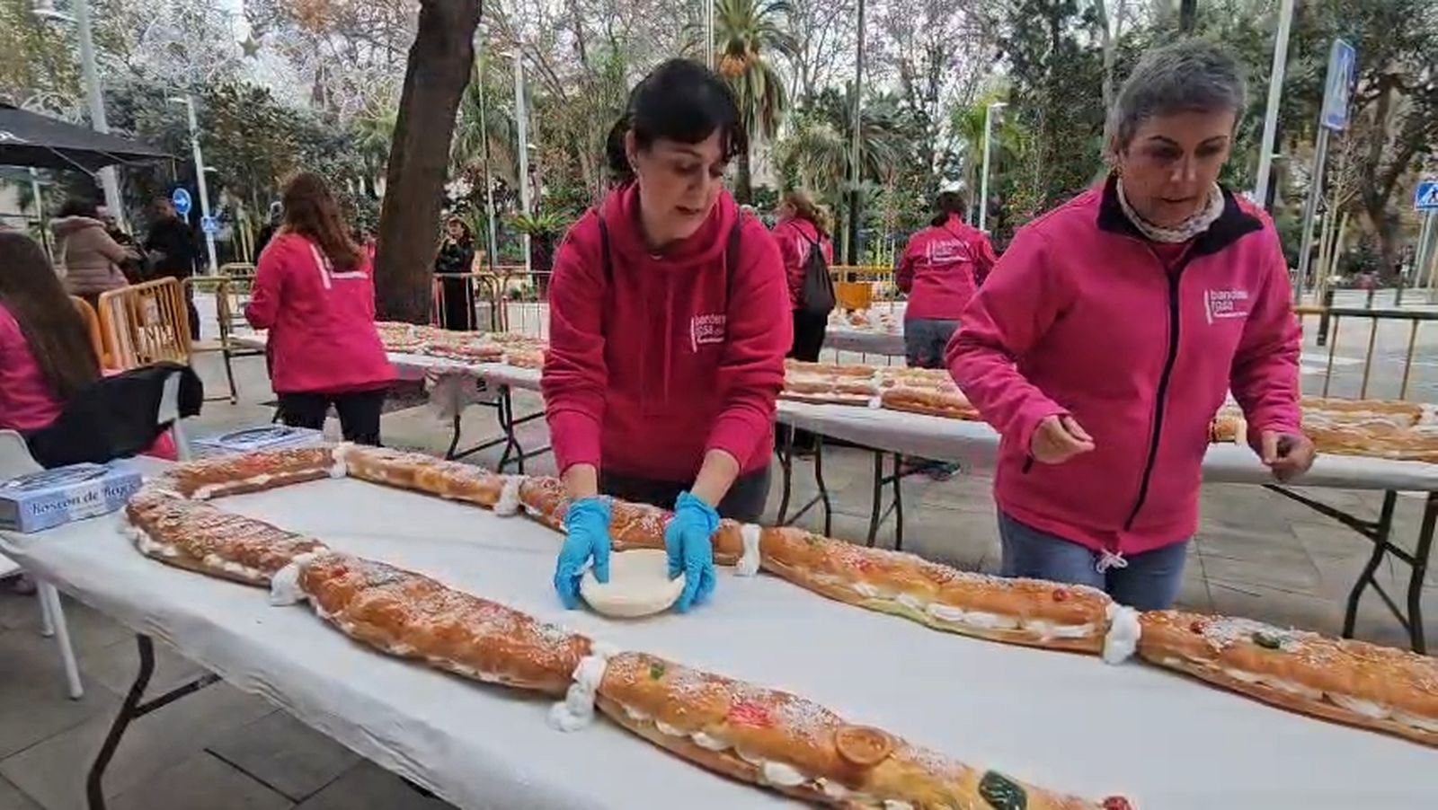 El roscón de Reyes solidario en Algeciras.