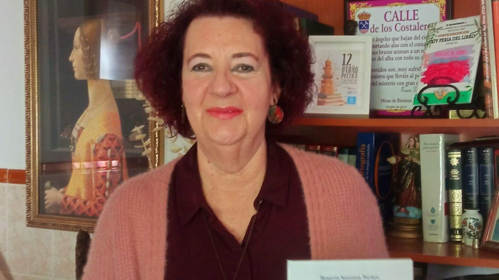 La poetisa Rosario Santana.