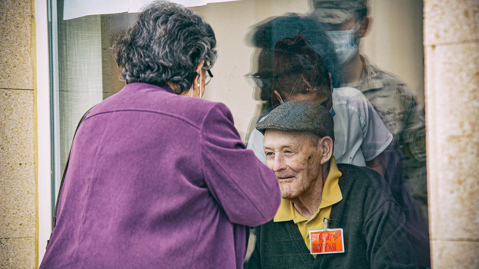 Una de las fotografías realizadas por Tomás durante la pandemia en la Residencia Vedruna